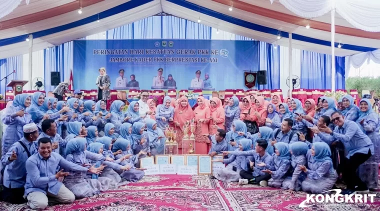 Kabupaten Solok Berhasil Pertahankan Prestasi Juara Umum pada Jambore Kader PKK Tingkat Sumbar ke-XXI