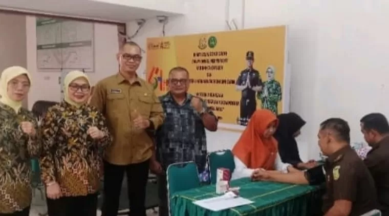 Kejari Pasaman Gelar Donor Darah dan Bakti Sosial dalam Rangka HUT ke-64 Bhakti Adhyaksa