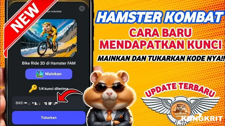 Kenapa Kunci Hamster Combat Bike Tidak Muncul? Ternyata Karena Ini!! (Foto : Dok. Istimewa)