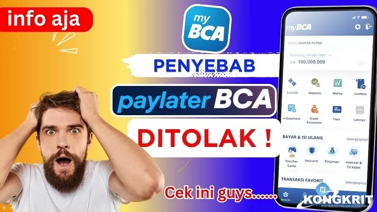 Mengapa Pengajuan Paylater BCA Ditolak Berikut Penjelasannya! (Foto : Dok. Istimewa)