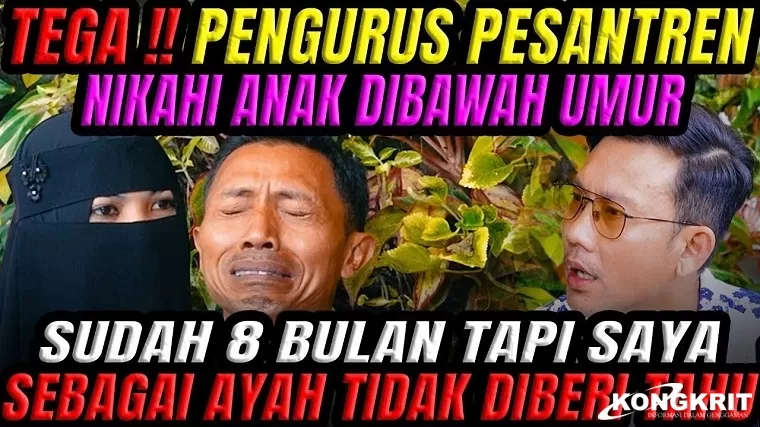 Oknum Pengasuh Ponpes di Lumajang Cabuli Gadis 16 Tahun, Modus Nikah Siri. (Foto : Dok. YouTube Deni Sumargo)