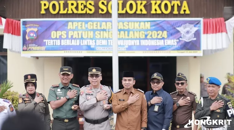 Operasi Patuh Singgalang 2024 Resmi Dimulai di Solok, Ajak Masyarakat Tertib dan Disiplin Berlalu Lintas