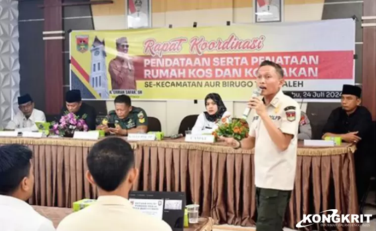 Rapat Koordinasi ABTB Upaya Penataan Rumah Kos dan Kontrakan