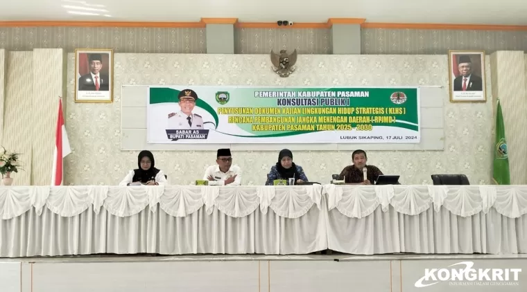 Susun KLHS RPJMD Kabupaten Pasaman Tahun 2025-2030, Dinas PRKPPLH Gelar Konsultasi Publik