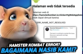 Hamster Combat Eror! Update Atau Tanda-Tanda Listing Ini Penjelasannya. (Foto : Dok. Istimewa)