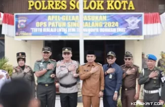 Operasi Patuh Singgalang 2024 Resmi Dimulai di Solok, Ajak Masyarakat Tertib dan Disiplin Berlalu Lintas