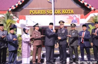 Wali Kota Solok Hadiri Upacara Hari Bhayangkara ke-78