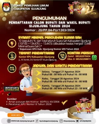 IKLAN KPU SIJUNJUNG