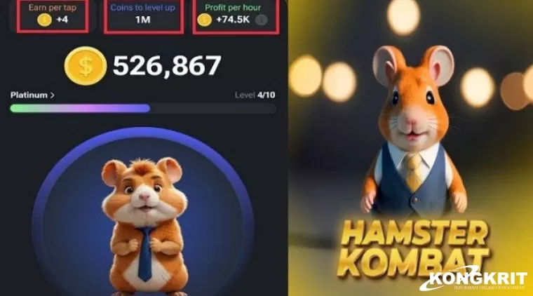 Klaim Bonus Jutaan Koin! UPDATE Daily Combo Hamster Combat 5 Agustus 2024 (Foto: Dok.Istimewa)