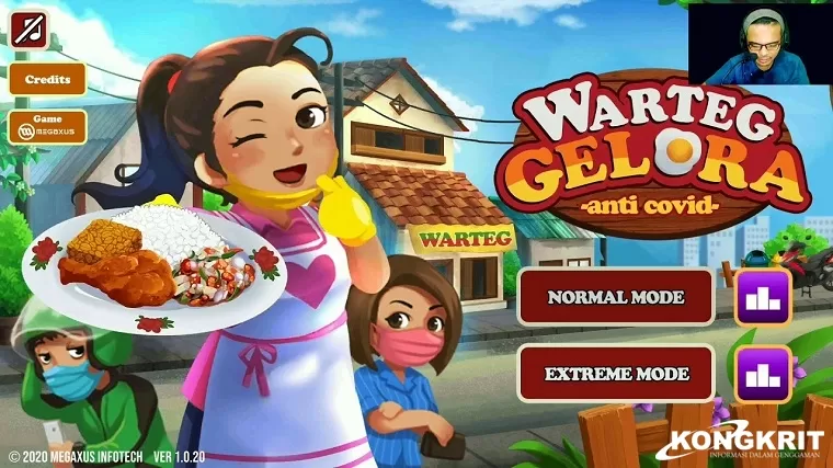 Latih Memori di Warteg Gelora, Game Lokal yang Sudah di Unduh Lebih Dari 50 Ribu Kali di Playstore! (Foto : Dok. Istimewa)