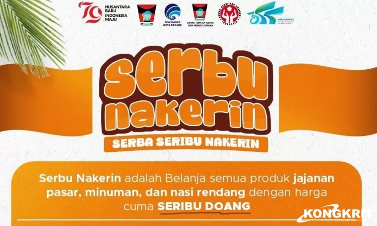 Meriahkan HJK Padang ke-355, Disnakerin Hadirkan 'Serbu Nakerin' Promo Kuliner Serba Seribu