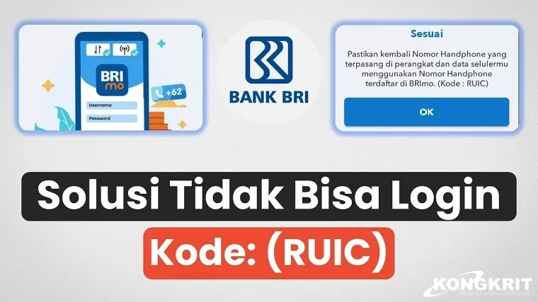 Nasabah BRI Wajib Tahu, Solusi Lengkap Atasi Login BRImo Muncul Kode RUIC. (Foto : Dok. Istimewa)