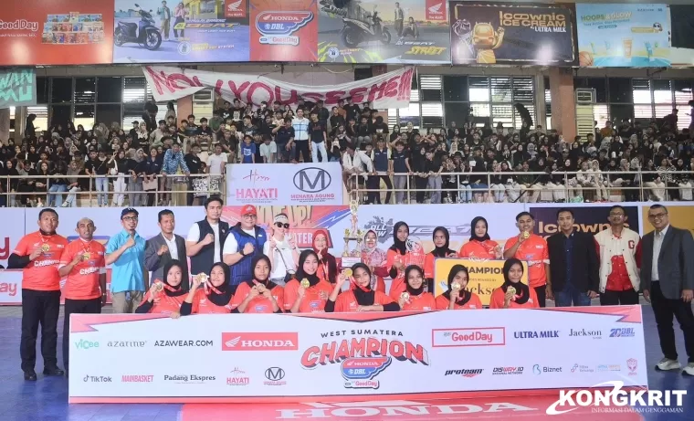 Pj Wako Padang Apresiasi Honda DBL 2024 West Sumatera, Tim Putri SMA Adabiah 2 Raih Juara DBL