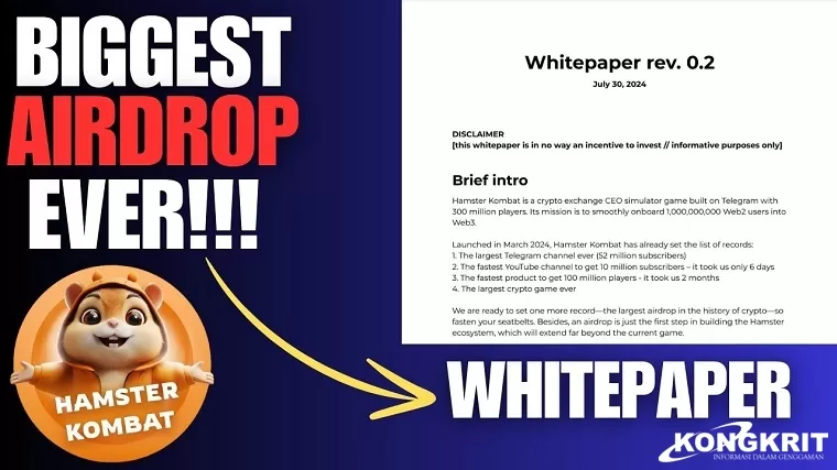 UPDATE Isi Whitepaper Hamster Combat, Alokasi Token Berubah? (Foto: Dok.Istimewa)