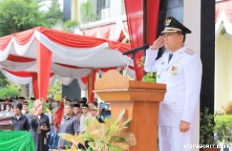 Bupati Sabar AS Pimpin Upacara HUT RI ke-79 dan Ketua DPRD Bacakan Teks Proklamasi di Pasaman