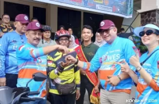 HJK Padang ke-355 Apri Siswandi Menangkan Doorprize Sepeda Motor di Gowes Adventure 2024