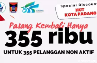 Jangan Lewatkan! Diskon Pemasangan Ulang Air dari Perumda AM Kota Padang untuk Pelanggan Nonaktif