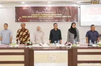 Jelang Pendaftaran Bakal Calon Bupati dan Wakil Bupati 2024, KPU Pasaman Gelar Rakor