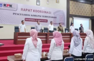 Sekda Kota Payakumbuh Hadiri Rapat Koordinasi Pencegahan Korupsi Terintegrasi KPK RI