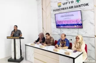 Studi Banding Pelaksanaan ILP, Dinkes Payakumbuh Kunjungi Puskesmas Air Santok Pariaman