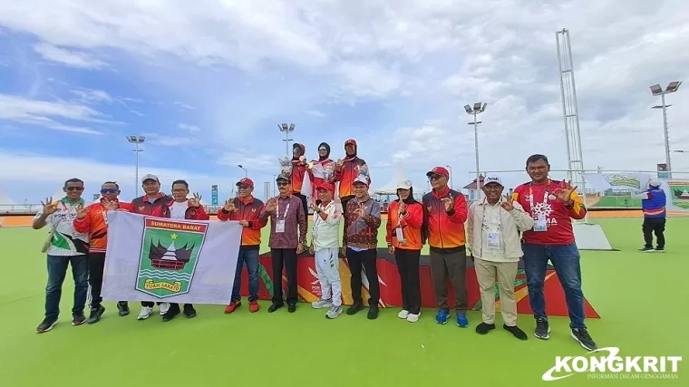 Atlet Sepatu Roda Kota Pariaman Borong 2 Medali di PON XXI Aceh-Sumut 2024 (Foto: Dok.Istimewa)