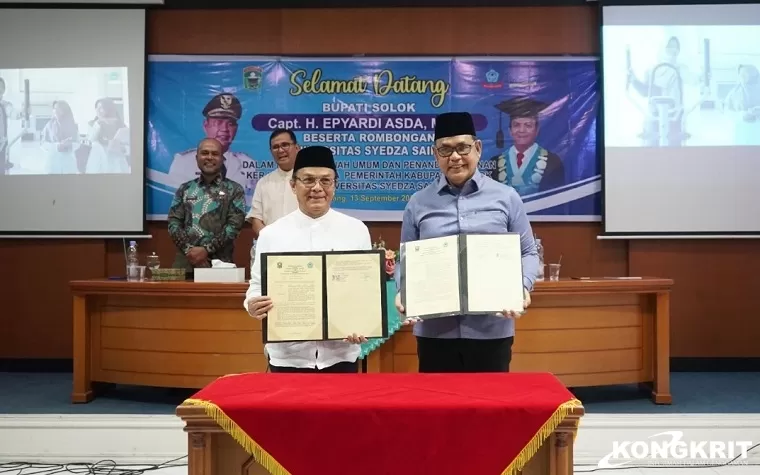 Bupati Solok Berikan Kuliah Umum dan Teken MoU di Universitas Syedza Saintika (Foto: Dok.Istimewa)