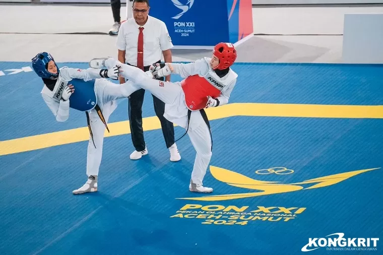 KemenanganPolri di PON XXI, Taekwondo Polri Sabet Medali Emas, Perak, dan Perunggu (Foto: Dok.Istimewa)