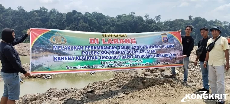 Polres Solok Selatan Amankan 38 Tersangka Ilegal Mining dalam Kurun Waktu 2022-2024 (Foto: Dok.Istimewa)