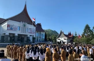 ASN Kabupaten Solok Gelar Apel Pagi di Lapangan Kantor Bupati, Fokus pada Disiplin dan Netralitas di Tengah Pilkada (Foto: Dok.Istimewa)