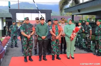 Danrem 032/Wbr Brigjend TNI Wahyu Eko Purnomo, S.IP kunjungi Makodim Pasaman