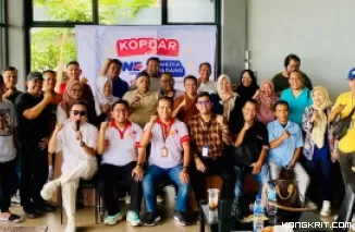 JNE Perkuat Silaturahmi dengan Media Padang melalui Kopdar Bersama (Foto: Dok.Istimewa)