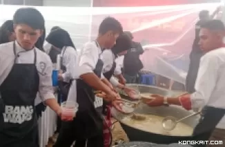 Kampanye Erman Safar-Heldo Aura: Masak Besar untuk Masyarakat Tengah Sawah (Foto: Dok.Istimewa)