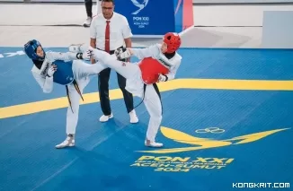 KemenanganPolri di PON XXI, Taekwondo Polri Sabet Medali Emas, Perak, dan Perunggu (Foto: Dok.Istimewa)