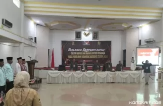 KPU Pasaman Gelar Deklarasi Kampanye Damai untuk Pemilihan Bupati 2024 (Foto: Dok.Istimewa)