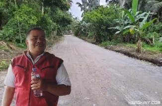 Pekerjaan Timbunan Pilihan di Ruas Jalan Simpang Kapalo Hilalang -- Tandikat sepanjang 11,1 km (Insert: PPTK Andre Anaka Yonindra, ST)