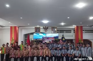 Peringatan Hari Pramuka ke-63, Kota Padang Terima Kunjungan Istimewa Pengakap Malaysia (Foto: Dok.Istimewa)