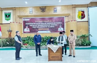 Perkenalkan Era Baru Pendidikan, Pemko Solok Launching Program Pelatihan Coding (Foto: Dok.Istimewa)