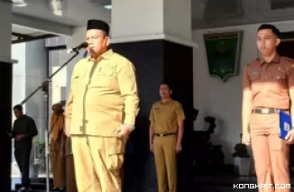 Pimpin Apel Terakhir Sebelum Cuti, Bupati Padang Pariaman Sampaikan Pesan Penting untuk ASN (Foto: Dok.Istimewa)