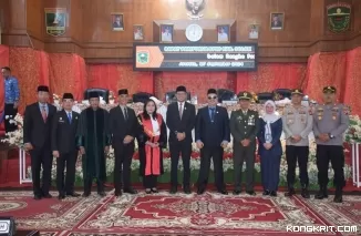 Resmi Dilantik, Pimpinan DPRD Kabupaten Solok Siap Emban Amanah Masyarakat (Foto: Dok.Istimewa)