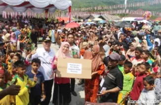 Ribuan Warga Padang Gelugur Antusias Ikuti Jalan Jantung Sehat bersama Bupati Pasaman Sabar AS