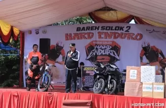 Wali Kota Solok Resmi Lepas Ribuan Peserta Bareh Solok 2 Hard Enduro Trail Adventure (Foto: Dok.Istimewa)