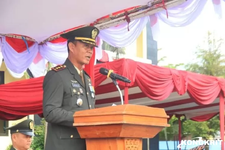 Dandim 0305 Pasaman, Letkol Arh Budi Prasetya, Pimpin Upacara HUT TNI ke-79 (Foto: Dok.Istimewa)