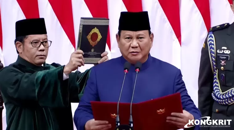 Prabowo Subianto dan Gibran Rakabuming Resmi Dilantik sebagai Presiden dan Wakil Presiden RI 2024-2029