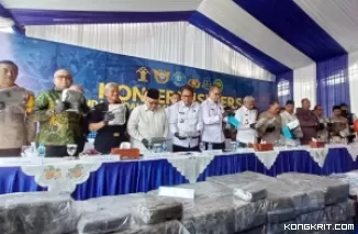 BNNP Sumbar Gagalkan 624 Kg Ganja, Pj Wali Kota Padang Beri Apresiasi