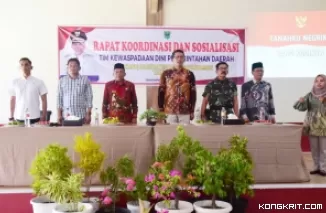 Hadiri Rakor, Plt Bupati Padang Periaman Tekankan Pentingnya Kewaspadaan Dini