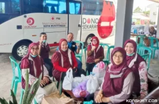 IDI Kabupaten Agam Gelar Donor Darah Bersama UDD Syarial Leman PMI Bukittinggi