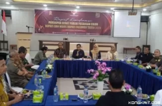 Jelang Debat Publik Paslon Bupati dan Wakil Bupati, KPU Pasaman Gelar Rakor Persiapan