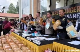 Polres Tangerang Selatan Ungkap Jaringan Narkotika Internasional, 15 Tersangka Berhasil Ditangkap