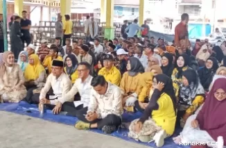 Ratusan Warga Baruah Gunuang Lima Puluh Kota Hadiri Kampanye Paslon Safaruddin dan Darman Sahladi