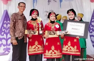 SMPN 6 Sawahlunto Raih Juara I Festival Tari Kreasi Tingkat SMP se-Kota Sawahlunto